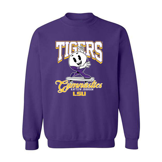 LSU - NCAA Women's Gymnastics : Kaytlyn Johnson - Crewneck Sweatshirt Fashion Shersey