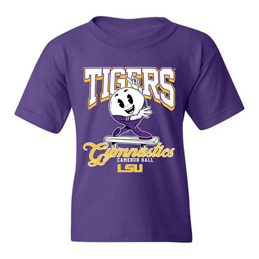 LSU - NCAA Women's Gymnastics : Cameron Hall - Youth T-Shirt Fashion Shersey