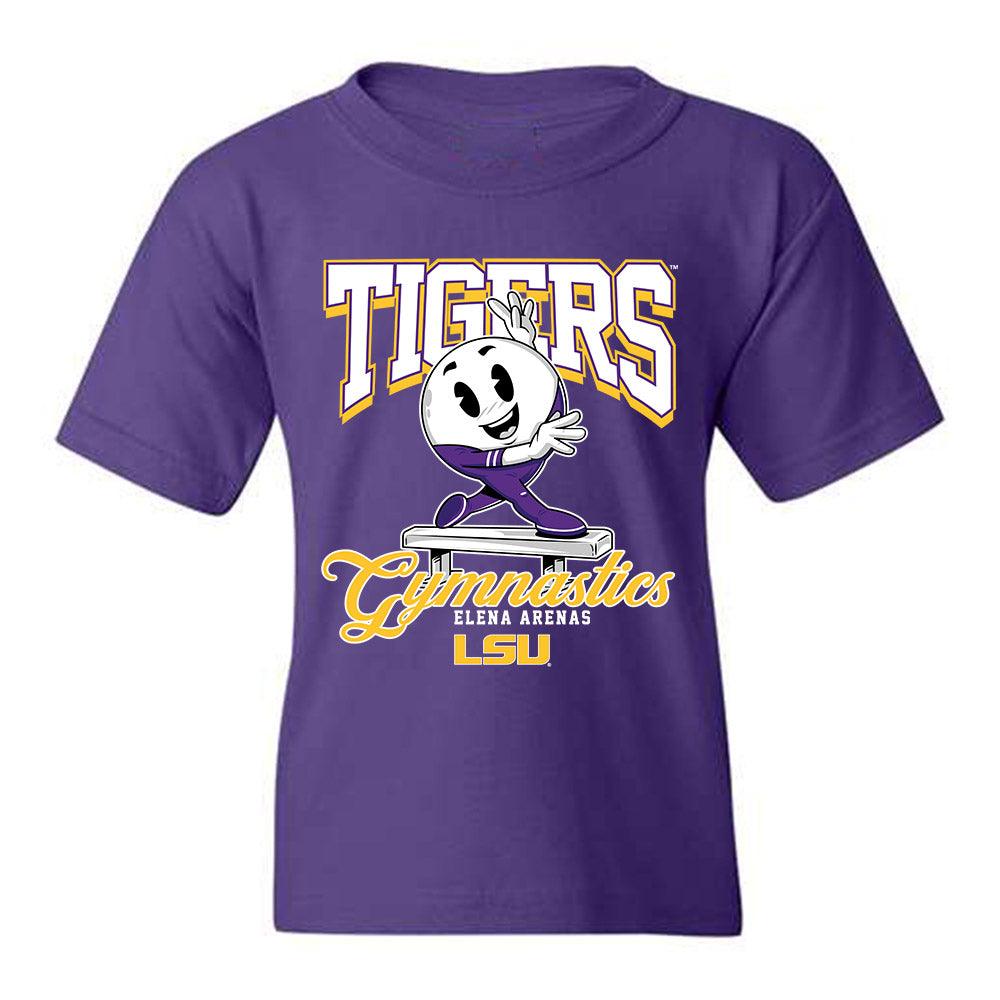 LSU - NCAA Women's Gymnastics : Elena Arenas - Youth T-Shirt Fashion Shersey