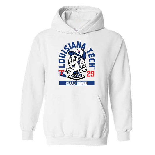 LA Tech - NCAA Baseball : Isaac Crabb - Hooded Sweatshirt Fashion Shersey