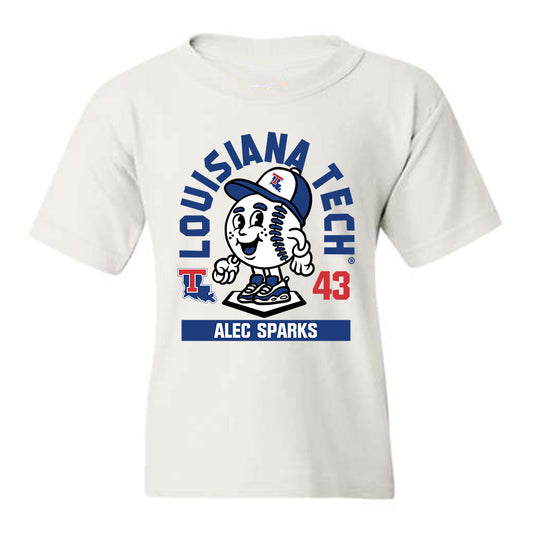 LA Tech - NCAA Baseball : Alec Sparks - Youth T-Shirt Fashion Shersey