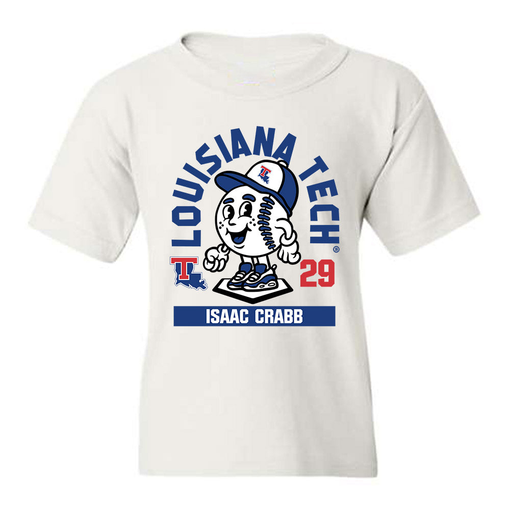 LA Tech - NCAA Baseball : Isaac Crabb - Youth T-Shirt Fashion Shersey