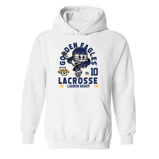 Marquette - NCAA Women's Lacrosse : Lauren Grady - Hooded Sweatshirt Fashion Shersey