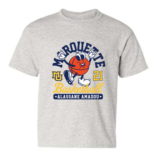 Marquette - NCAA Men's Basketball : Alassane Amadou - Youth T-Shirt Fashion Shersey