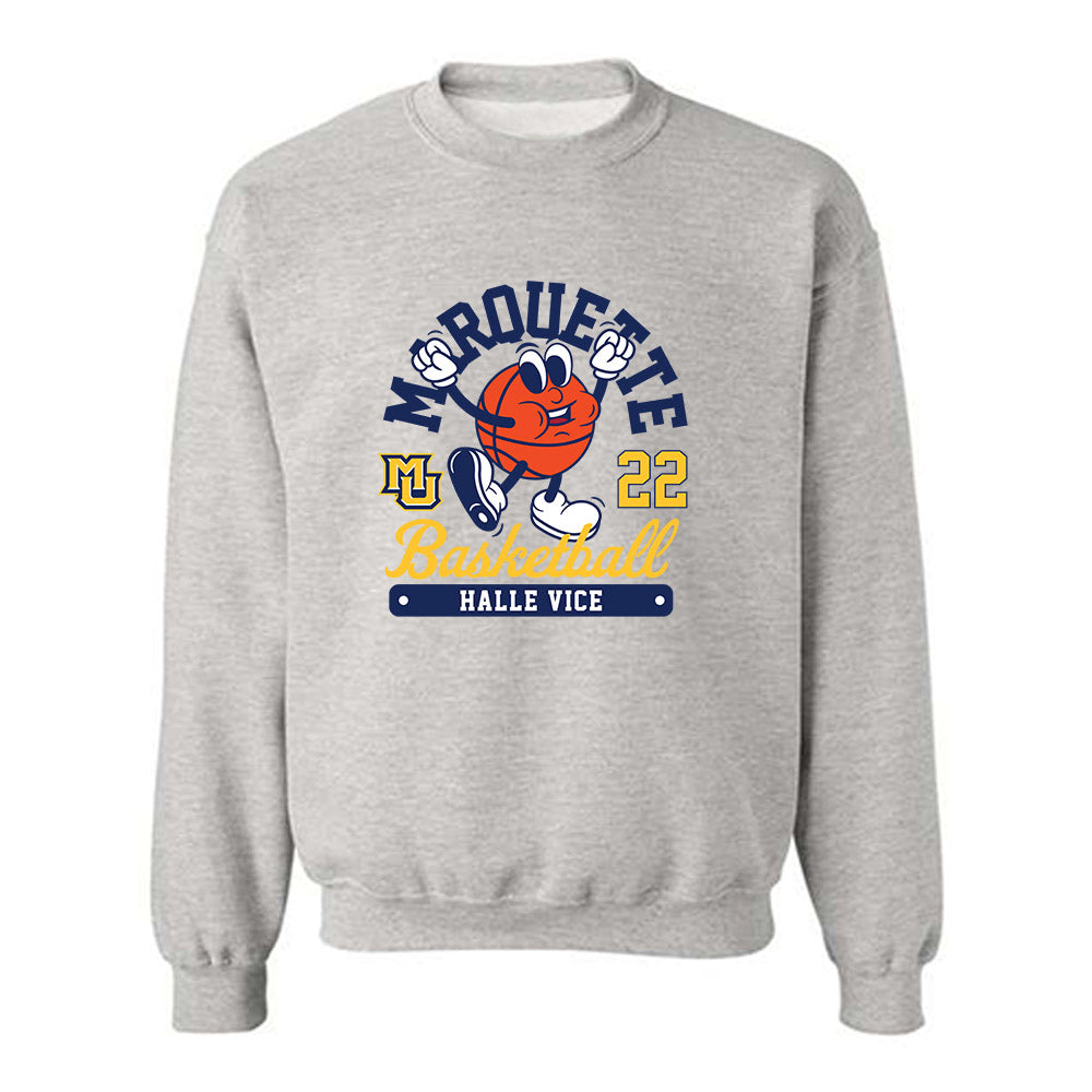 Marquette - NCAA Women's Basketball : Halle Vice - Crewneck Sweatshirt Fashion Shersey