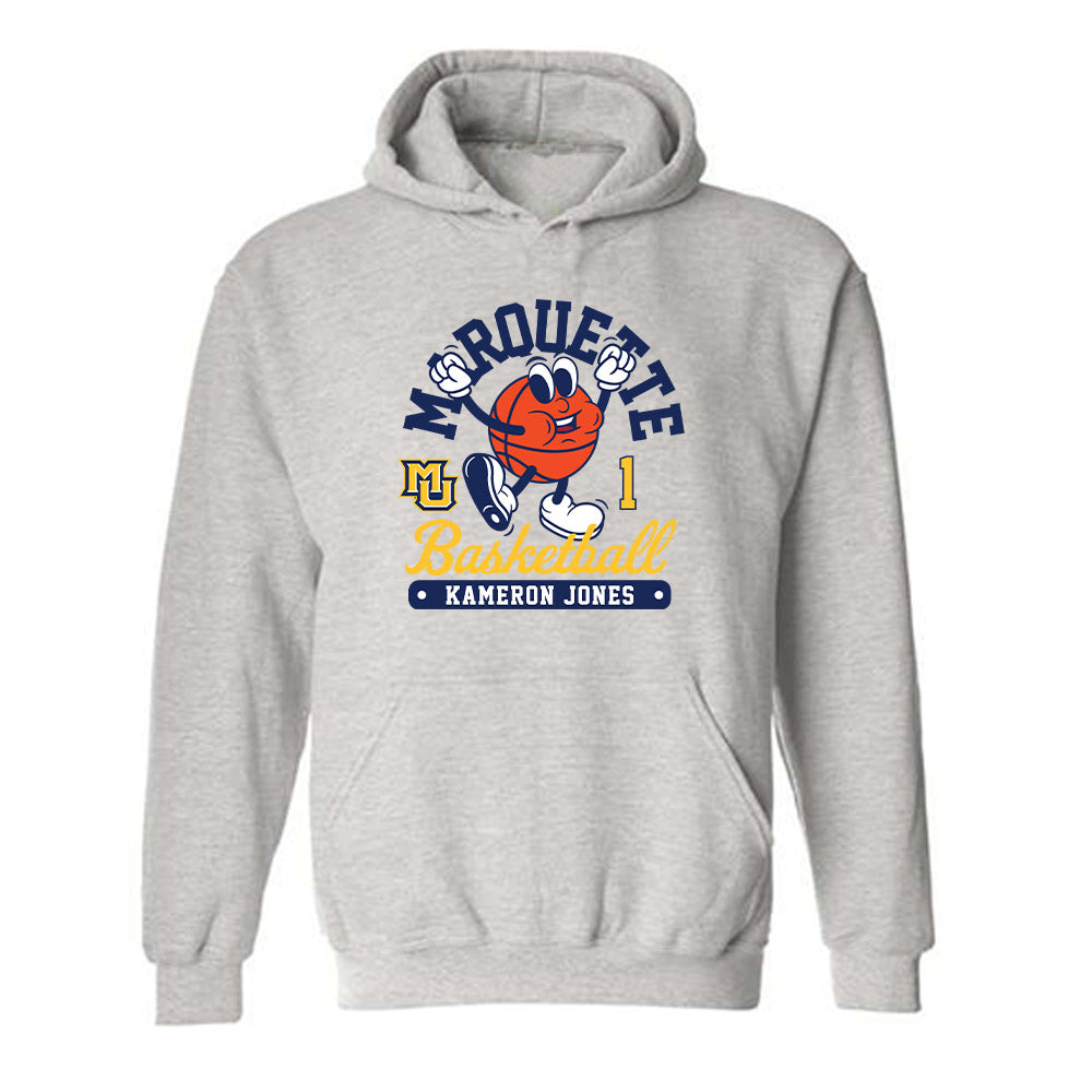 Marquette - NCAA Men's Basketball : Kameron Jones - Hooded Sweatshirt Fashion Shersey