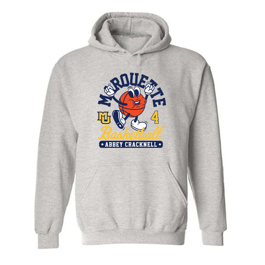 Marquette - NCAA Women's Basketball : Abbey Cracknell - Hooded Sweatshirt Fashion Shersey
