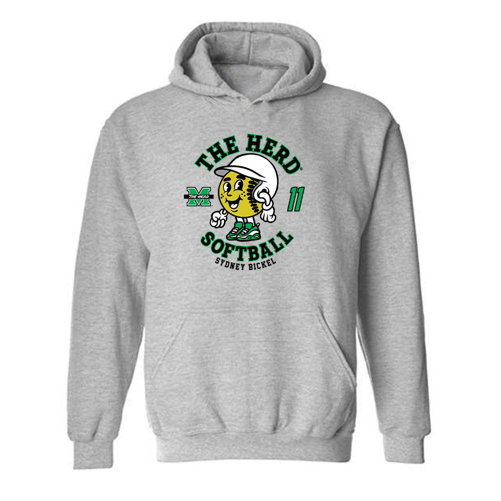 Marshall - NCAA Softball : Sydney Bickel - Hooded Sweatshirt Fashion Shersey