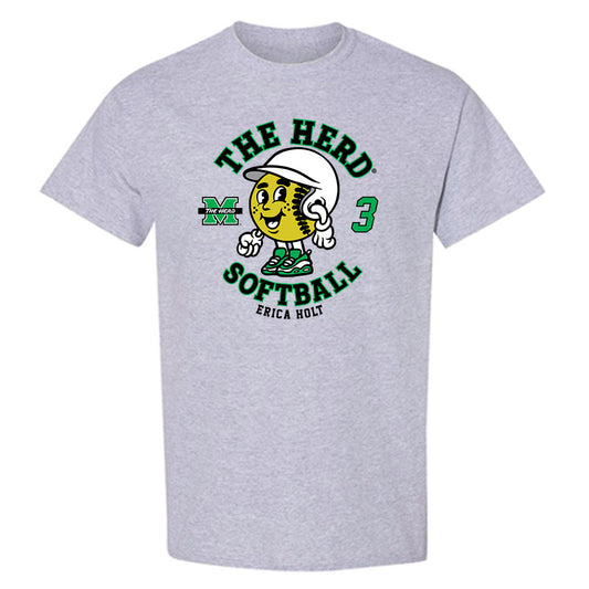 Marshall - NCAA Softball : Erica Holt - T-Shirt Fashion Shersey