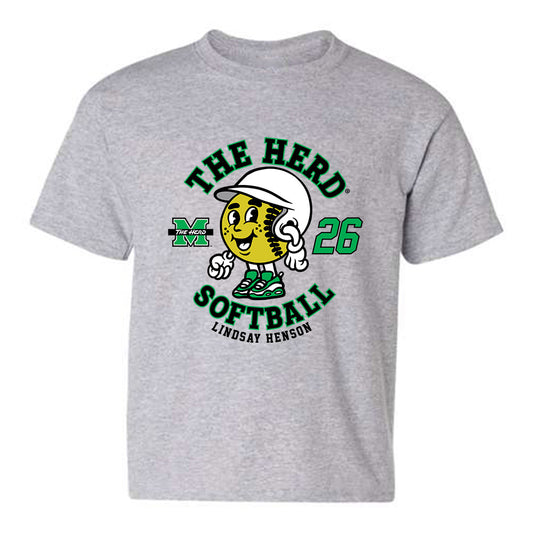 Marshall - NCAA Softball : Lindsay Henson - Youth T-Shirt Fashion Shersey