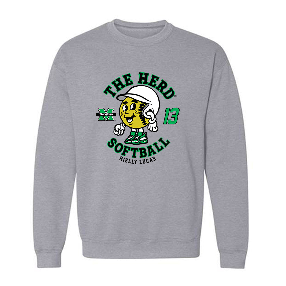 Marshall - NCAA Softball : Rielly Lucas - Crewneck Sweatshirt Fashion Shersey