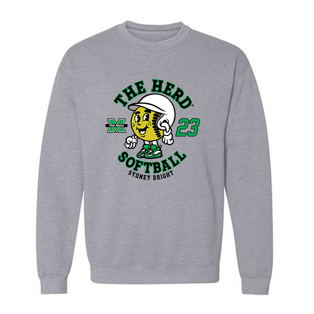 Marshall - NCAA Softball : Sydney Bright - Crewneck Sweatshirt Fashion Shersey