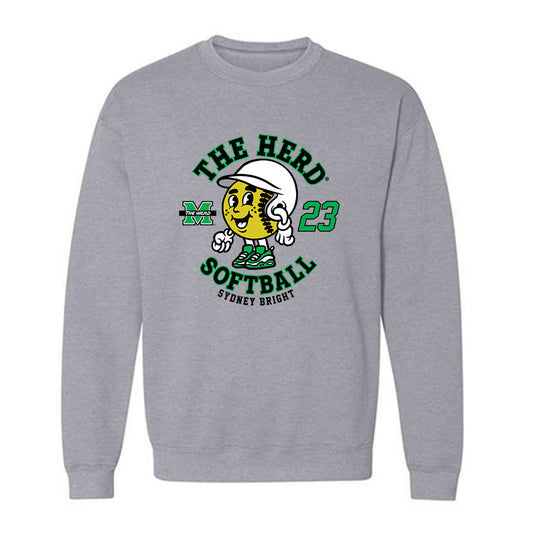 Marshall - NCAA Softball : Sydney Bright - Crewneck Sweatshirt Fashion Shersey