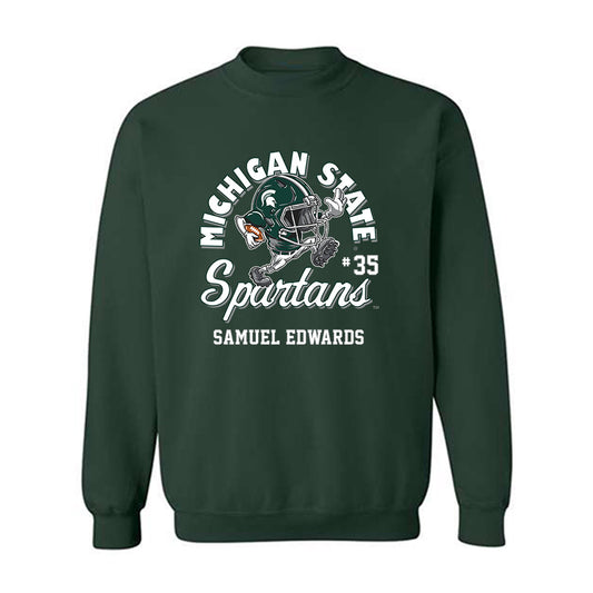 Michigan State - NCAA Football : Samuel Edwards - Fashion Shersey Sweatshirt