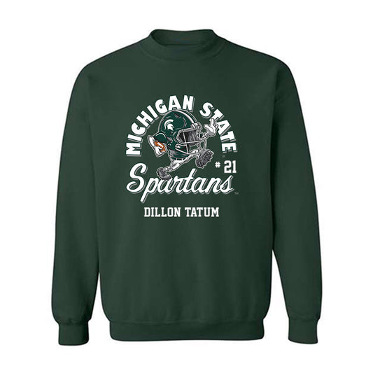 Michigan State - NCAA Football : Dillon Tatum - Fashion Shersey Sweatshirt