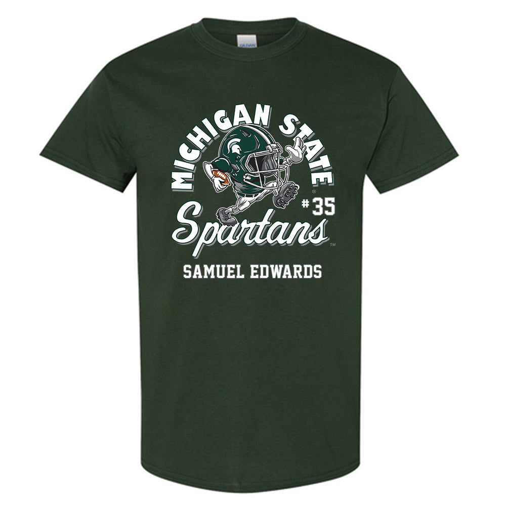 Michigan State - NCAA Football : Samuel Edwards - Fashion Shersey Short Sleeve T-Shirt