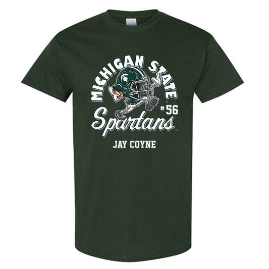 Michigan State - NCAA Football : Jay Coyne - Fashion Shersey Short Sleeve T-Shirt