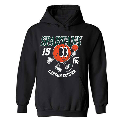 Michigan State - NCAA Men's Basketball : Carson Cooper - Hooded Sweatshirt Fashion Shersey