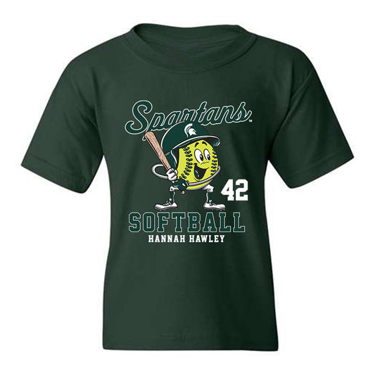 Michigan State - NCAA Softball : Hannah Hawley - Youth T-Shirt Fashion Shersey