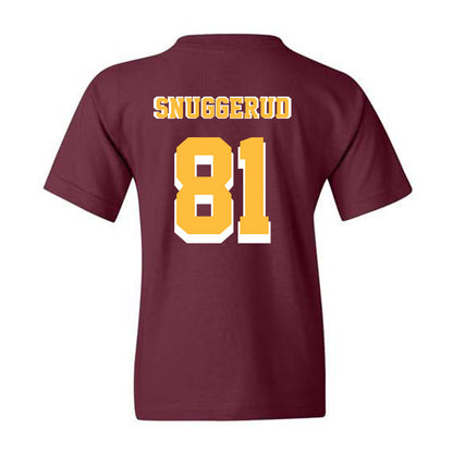 Minnesota - NCAA Men's Ice Hockey : Jimmy Snuggerud - Replica Shersey Youth T-Shirt