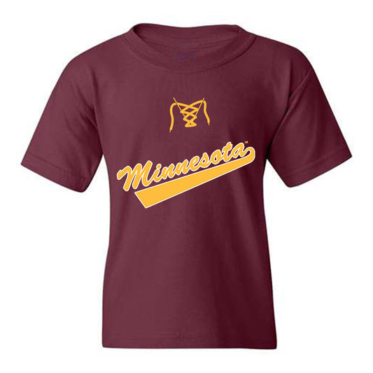 Minnesota - NCAA Men's Ice Hockey : Logan Cooley - Replica Shersey Youth T-Shirt