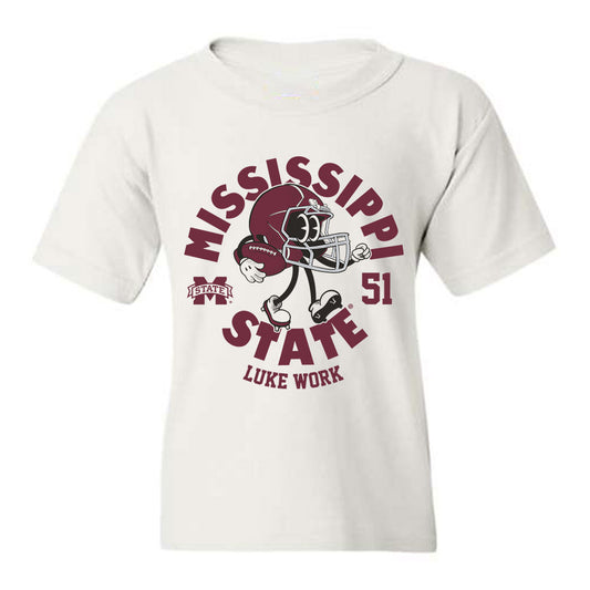 Mississippi State - NCAA Football : Luke Work - Youth T-Shirt Fashion Shersey