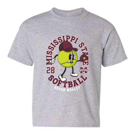 Mississippi State - NCAA Softball : Aspen Wesley - Youth T-Shirt Fashion Shersey