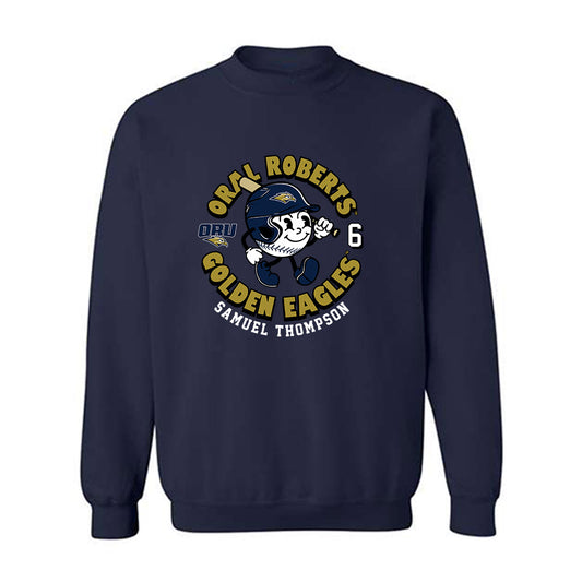 Oral Roberts - NCAA Baseball : Samuel Thompson - Crewneck Sweatshirt Fashion Shersey
