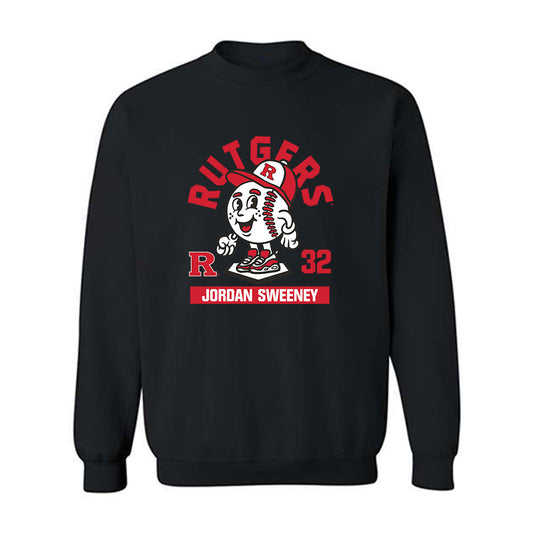 Rutgers - NCAA Baseball : Jordan Sweeney - Crewneck Sweatshirt Fashion Shersey