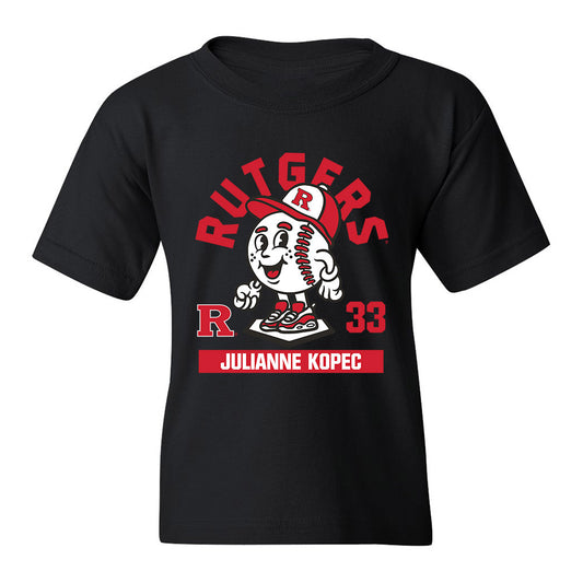 Rutgers - NCAA Baseball : Julianne Kopec - Youth T-Shirt Fashion Shersey