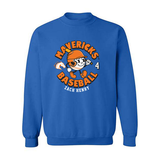 Texas Arlington - NCAA Baseball : Zach Henry - Crewneck Sweatshirt Fashion Shersey