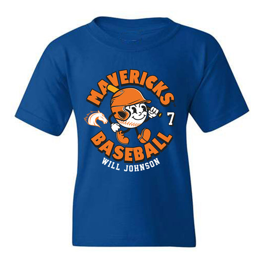 Texas Arlington - NCAA Baseball : Will Johnson - Youth T-Shirt Fashion Shersey