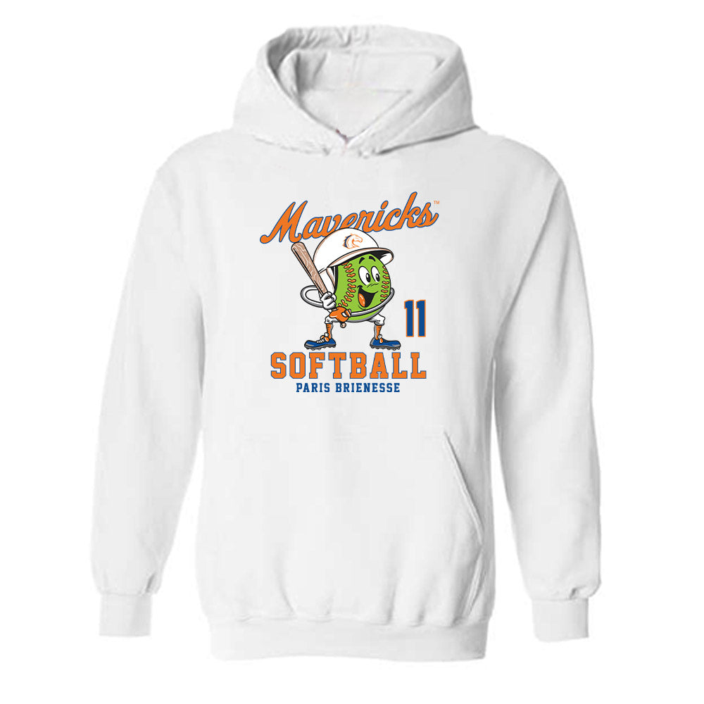 Texas Arlington - NCAA Softball : Paris Brienesse - Hooded Sweatshirt Fashion Shersey