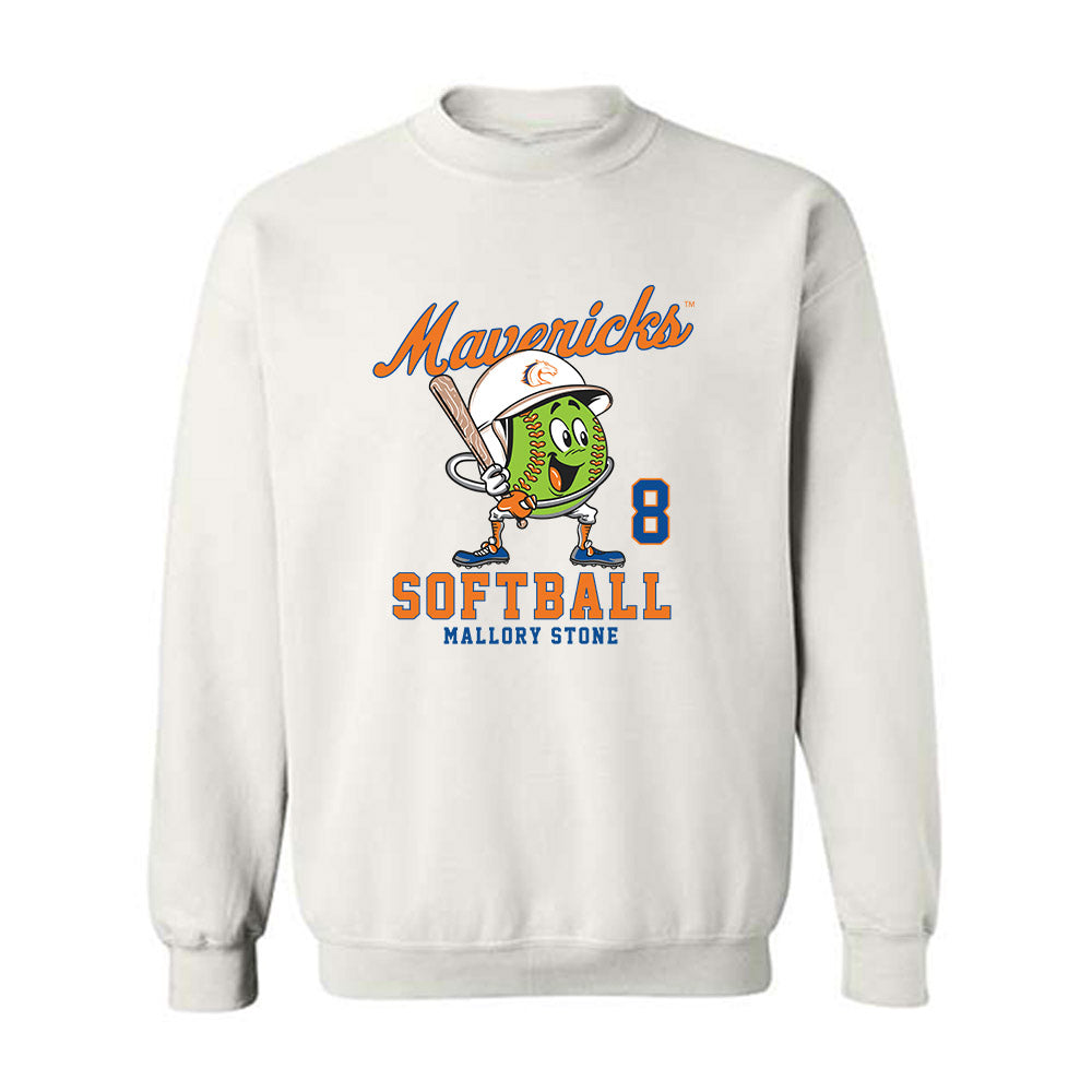 Texas Arlington - NCAA Softball : Mallory Stone - Crewneck Sweatshirt Fashion Shersey