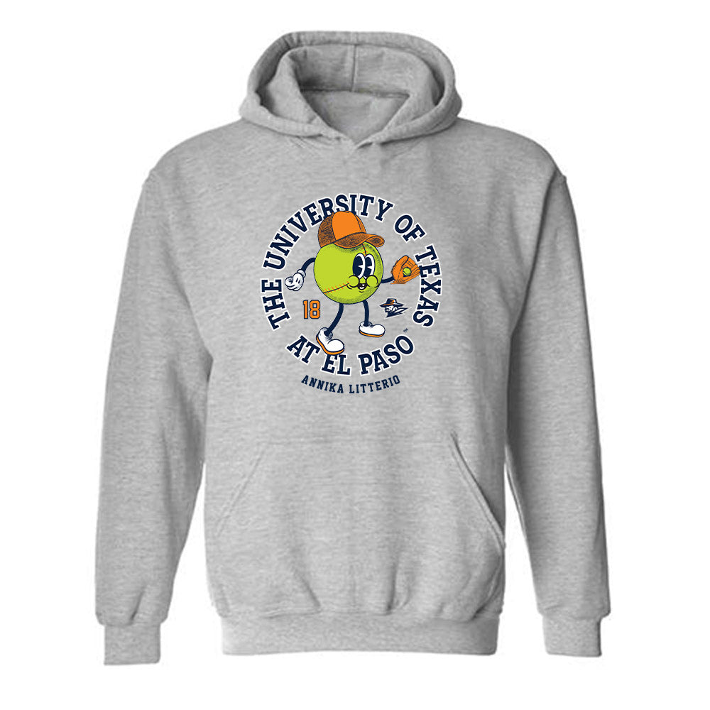 UTEP - NCAA Softball : Annika litterio - Hooded Sweatshirt Fashion Shersey