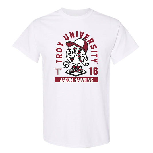 Troy - NCAA Baseball : Jason Hawkins - T-Shirt Fashion Shersey