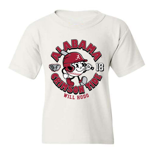 Alabama - NCAA Baseball : Will Hodo - Youth T-Shirt Fashion Shersey