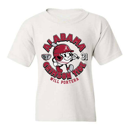 Alabama - NCAA Baseball : Will Portera - Youth T-Shirt Fashion Shersey
