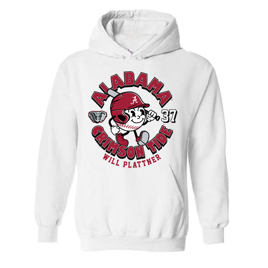 Alabama - NCAA Baseball : Will Plattner - Hooded Sweatshirt Fashion Shersey