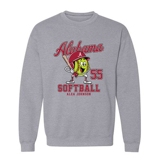 Alabama - NCAA Softball : Alea Johnson - Crewneck Sweatshirt Fashion Shersey