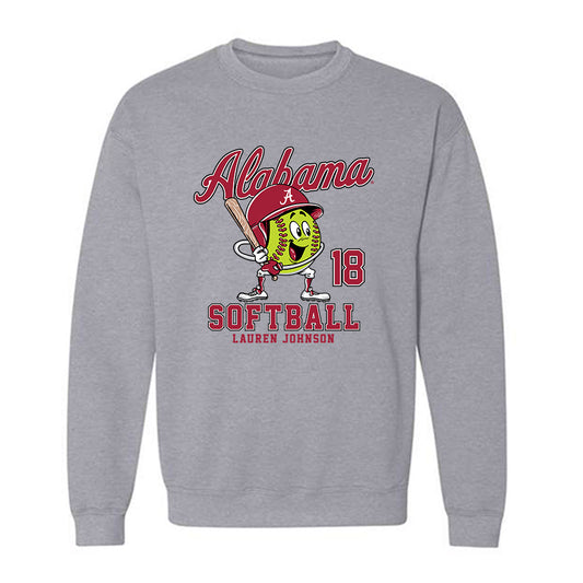 Alabama - NCAA Softball : Lauren Johnson - Crewneck Sweatshirt Fashion Shersey