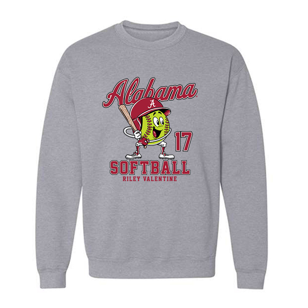 Alabama - NCAA Softball : Riley Valentine - Crewneck Sweatshirt Fashion Shersey