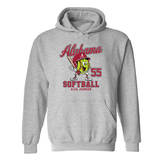 Alabama - NCAA Softball : Alea Johnson - Hooded Sweatshirt Fashion Shersey