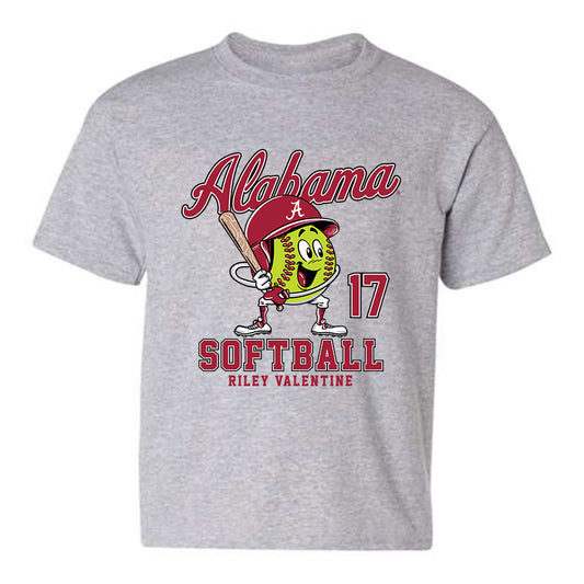 Alabama - NCAA Softball : Riley Valentine - Youth T-Shirt Fashion Shersey