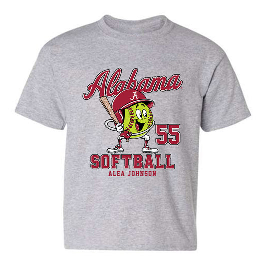 Alabama - NCAA Softball : Alea Johnson - Youth T-Shirt Fashion Shersey