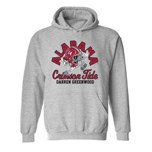 Alabama - Football Alumni : Darren Greenwood - Hooded Sweatshirt Fashion Shersey