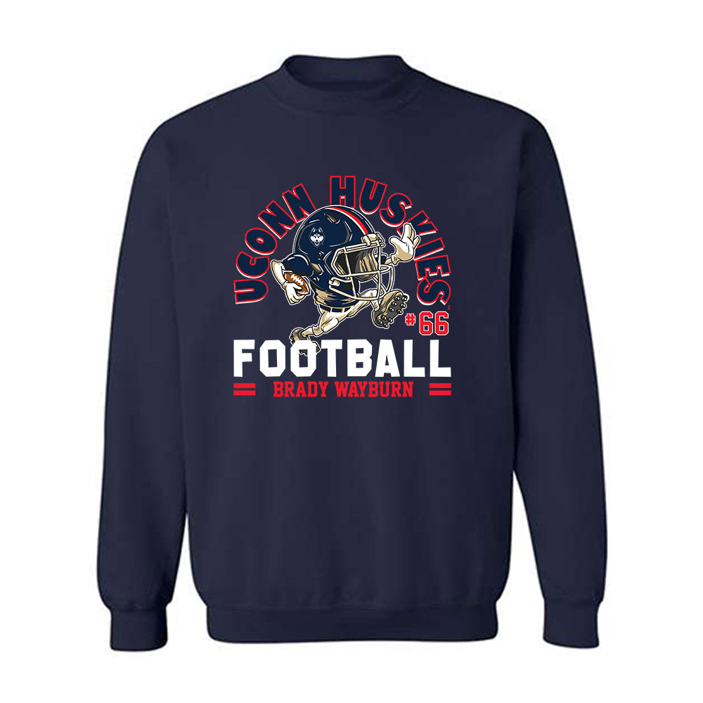 UConn - NCAA Football : Brady Wayburn - Fashion Shersey Sweatshirt