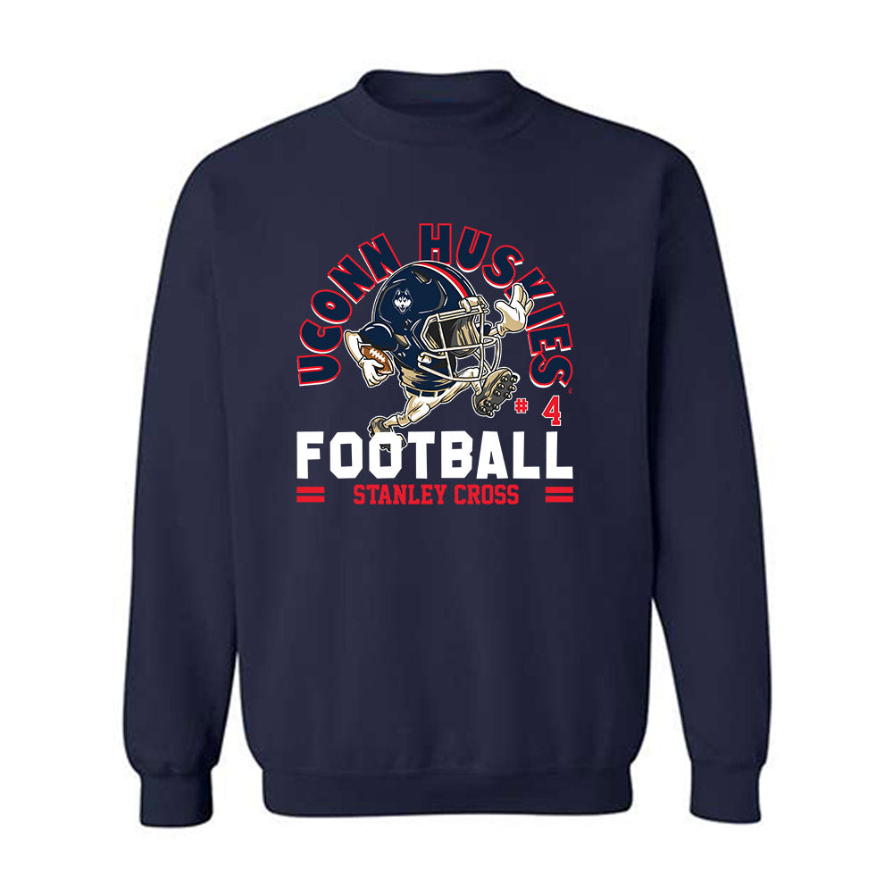 UConn - NCAA Football : Stanley Cross - Fashion Shersey Sweatshirt