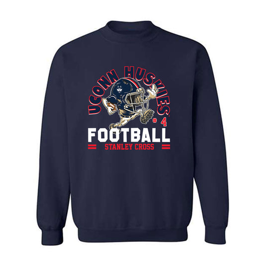 UConn - NCAA Football : Stanley Cross - Fashion Shersey Sweatshirt