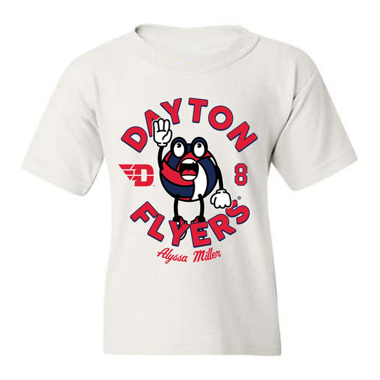 Dayton - NCAA Women's Volleyball : Alyssa Miller - Fashion Shersey Youth T-Shirt
